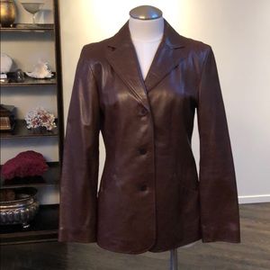 Cole Haan Leather Blazer